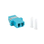 Fiber Optic Network Adapter Lc Upc Connectors Lanberg 43375 Mm Duplex Om3 Turquoise - Image 3