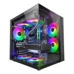 Mars Gaming Gaming Midi Tower Κουτί Υπολογιστή με Πλαϊνό Παράθυρο Μαύρο - Image 4
