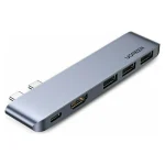 Ugreen CM251 Docking Station με Διπλό USB-C HDMI 4K PD και σύνδεση 2 Οθονών Ασημί - Image 4