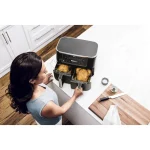 Ninja Foodi MAX Dual Zone Air Fryer με Διπλό Αποσπώμενο Κάδο 9.5lt Μαύρο - Image 4