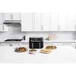 Ninja Foodi MAX Dual Zone Air Fryer με Διπλό Αποσπώμενο Κάδο 9.5lt Μαύρο - Image 8
