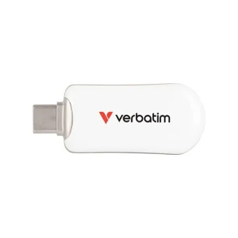 Verbatim 64GB USB 2.0 Stick με σύνδεση USB-C Λευκό