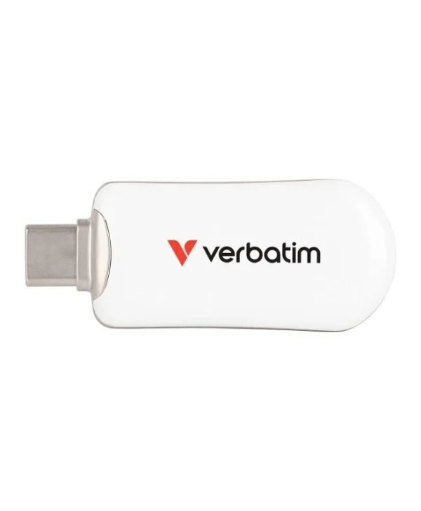 Verbatim 64GB USB 2.0 Stick με σύνδεση USB-C Λευκό