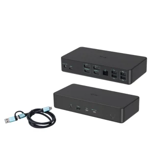 i-tec USB-C Docking Station με HDMI/DisplayPort 4K PD Ethernet και σύνδεση 2 Οθονών Μαύρο (CADUAL4KDOCKPD2) CADUAL4KDOCKPD2