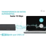 i-tec USB-C Docking Station με HDMI/DisplayPort 4K PD Ethernet και σύνδεση 2 Οθονών Μαύρο (CADUAL4KDOCKPD2) CADUAL4KDOCKPD2 - Image 3