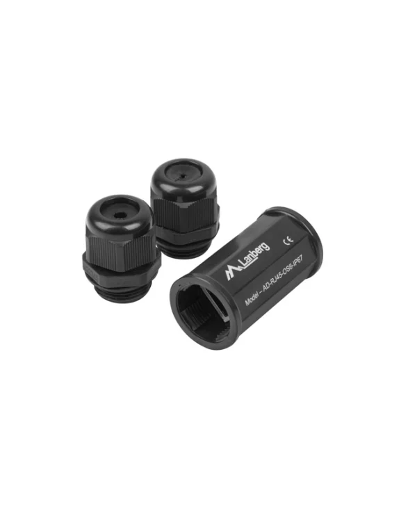 Lanberg Adapter Οπτικών Ινών 1τμχ AD-RJ45-OS6-IP67 AD-RJ45-OS6-IP67
