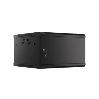 Lanberg Επιτοίχια Καμπίνα Rack 6U 60x60x37.9cm Μαύρο WF01-6606-00B WF01-6606-00B
