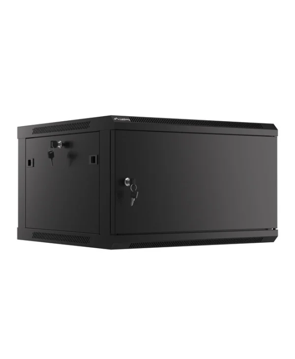 Lanberg Επιτοίχια Καμπίνα Rack 6U 60x60x37.9cm Μαύρο WF01-6606-00B WF01-6606-00B