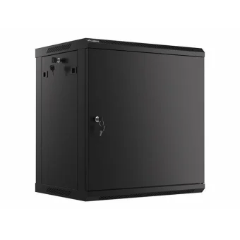 Lanberg Επιτοίχια Καμπίνα Rack 12U 60x45x64.5cm Μαύρο WF01-6412-00B WF01-6412-00B