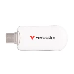 Verbatim 256GB USB 2.0 Stick με σύνδεση USB-C Λευκό