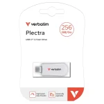 Verbatim 256GB USB 2.0 Stick με σύνδεση USB-C Λευκό - Image 3