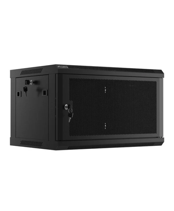 Lanberg Επιτοίχια Καμπίνα Rack 6U Μαύρο WF01-6406-23B WF01-6406-23B