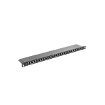 Lanberg Patch Panel Shielded για Rack 0.5U 19" 24 Θυρών cat5e Μαύρο - Image 4