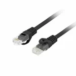 Lanberg U/UTP Cat.6 Καλώδιο Δικτύου Ethernet 2m Μαύρο 1τμχ