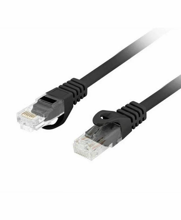 Lanberg U/UTP Cat.6 Καλώδιο Δικτύου Ethernet 2m Μαύρο 1τμχ