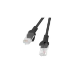 Lanberg U/UTP Cat.6 Καλώδιο Δικτύου Ethernet 2m Μαύρο 1τμχ