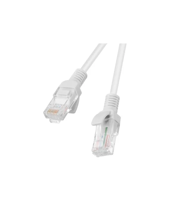 Lanberg U/UTP Cat.6 Καλώδιο Δικτύου Ethernet 1m Λευκό 1τμχ