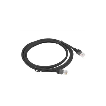 Lanberg U/UTP Cat.6 Καλώδιο Δικτύου Ethernet 1m Μαύρο