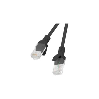 Lanberg U/UTP Cat.5e Καλώδιο Δικτύου Ethernet 10m Μαύρο 1τμχ