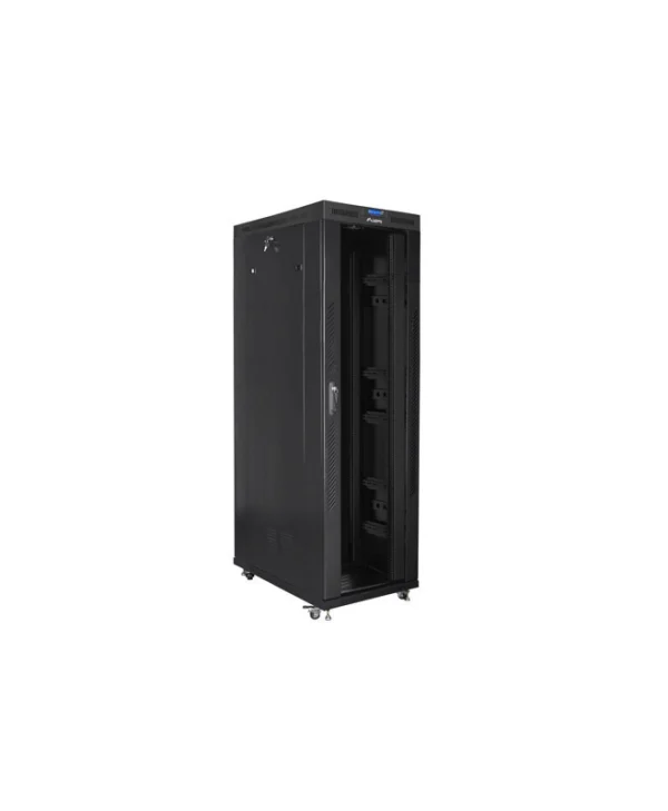 Lanberg Επιδαπέδια Καμπίνα Rack 42U Μαύρο FF01-8242-12BL FF01-8242-12BL