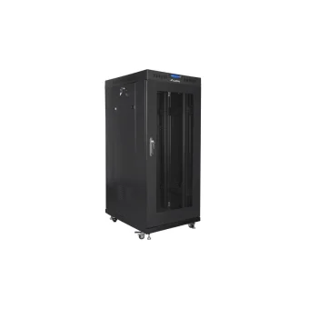 Lanberg Επιδαπέδια Καμπίνα Rack 27U 60x60cm Μαύρο FF01-6827-23BL FF01-6827-23BL