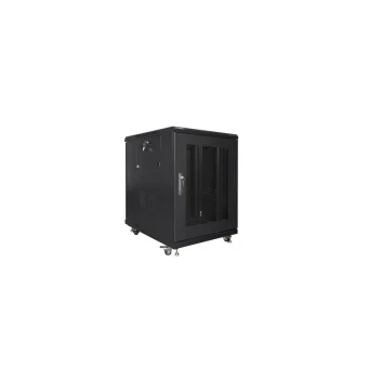 Lanberg Επιδαπέδια Καμπίνα Rack 15U Μαύρο FF01-6815-23B FF01-6815-23B