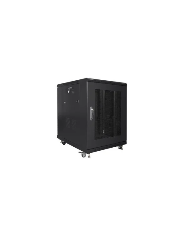 Lanberg Επιδαπέδια Καμπίνα Rack 15U Μαύρο FF01-6815-23B FF01-6815-23B