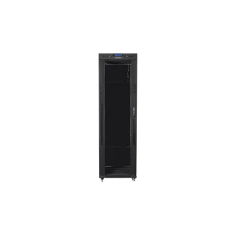 Lanberg Επιδαπέδια Καμπίνα Rack 42U Μαύρο FF01-6642-12BL FF01-6642-12BL