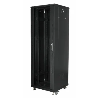 Lanberg Επιδαπέδια Καμπίνα Rack 37U 60x60x182.6cm Μαύρο FF01-6637-12B FF01-6637-12B