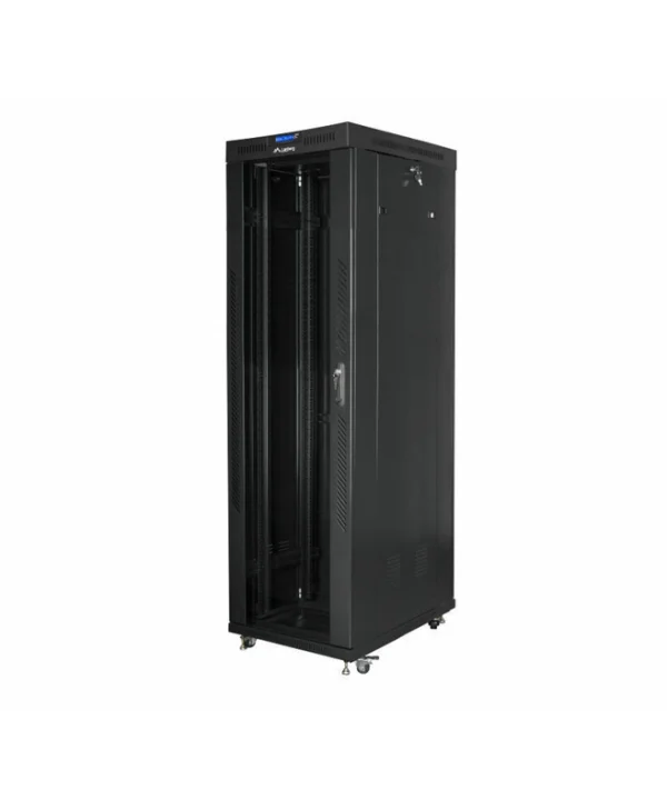 Lanberg Επιδαπέδια Καμπίνα Rack 42U 60x100x204.7cm Μαύρο FF01-6042-12B FF01-6042-12B