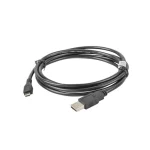 Lanberg Regular USB 2.0 to micro USB Cable Μαύρο 1.8m (CA-USBM-10CC-0018-BK) CA-USBM-10CC-0018-BK