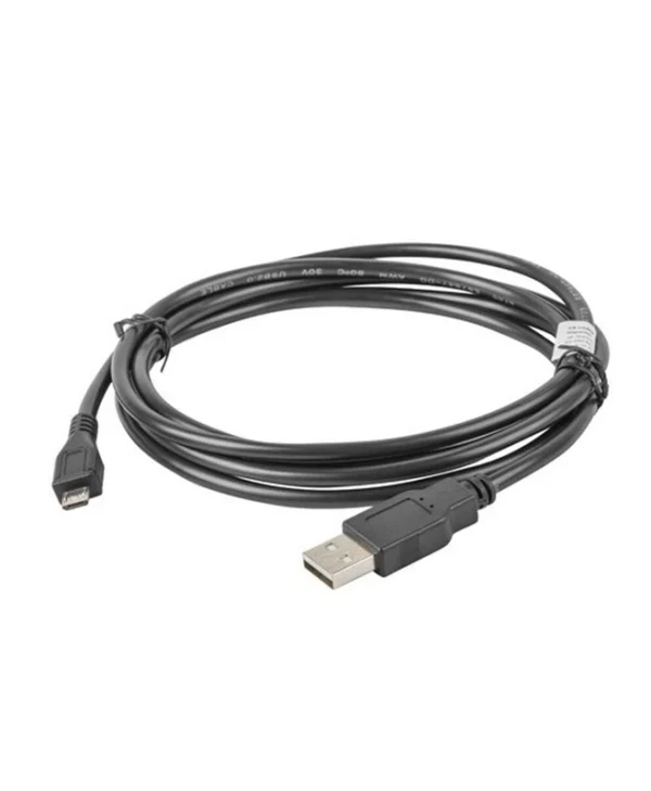 Lanberg Regular USB 2.0 to micro USB Cable Μαύρο 1.8m (CA-USBM-10CC-0018-BK) CA-USBM-10CC-0018-BK