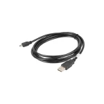 Lanberg USB 2.0 Cable USB-A male - mini USB-B male 1.8m (CA-USBK-10CC-0018-BK) CA-USBK-10CC-0018-BK - Image 2