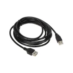 Lanberg USB 2.0 Cable USB-A male - USB-A female Μαύρο 3m (CA-USBE-10CC-0030-BK) CA-USBE-10CC-0030-BK - Image 3