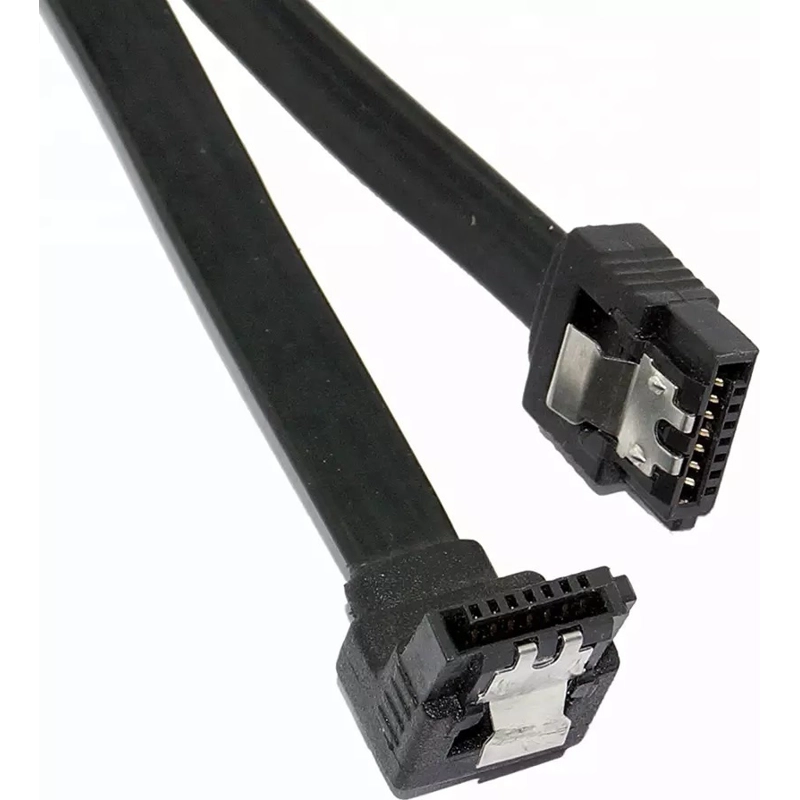 1 Lanberg 7-Pin SATA III - 7-Pin SATA III Cable 50cm Μαύρο (CA-SASA-13CU-0050-BK) CA-SASA-13CU-0050-BK - Image 1