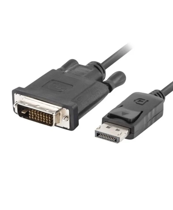 Lanberg Cable DVI-D male - DisplayPort male 1.8m (CA-DPDV-10CU-0018-BK) CA-DPDV-10CU-0018-BK