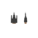 Lanberg Cable DVI-D male - HDMI male 1.8m (CA-HDDV-10CC-0018-BK) CA-HDDV-10CC-0018-BK - Image 2