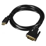 Lanberg Cable DVI-D male - HDMI male 1.8m (CA-HDDV-10CC-0018-BK) CA-HDDV-10CC-0018-BK - Image 3