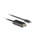 Lanberg Cable HDMI male - USB-C male 1.8m Μαύρο - Image 3