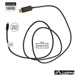 Lanberg USB 3.2 Cable USB-C male - DisplayPort Μαύρο 1.8m (CA-CMDP-10CU-0018-BK) CA-CMDP-10CU-0018-BK - Image 8