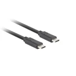 Lanberg USB 3.2 Cable USB-C male - USB-C 100W Μαύρο 0.5m (CA-CMCM-32CU-0005-BK) CA-CMCM-32CU-0005-BK