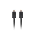 Lanberg USB 3.2 Cable USB-C male - USB-C 100W Μαύρο 0.5m (CA-CMCM-32CU-0005-BK) CA-CMCM-32CU-0005-BK - Image 3