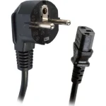Lanberg IEC C13 - Schuko Cable 1.8m Μαύρο CA-C13C-10CC-0018-BK CA-C13C-10CC-0018-BK - Image 2