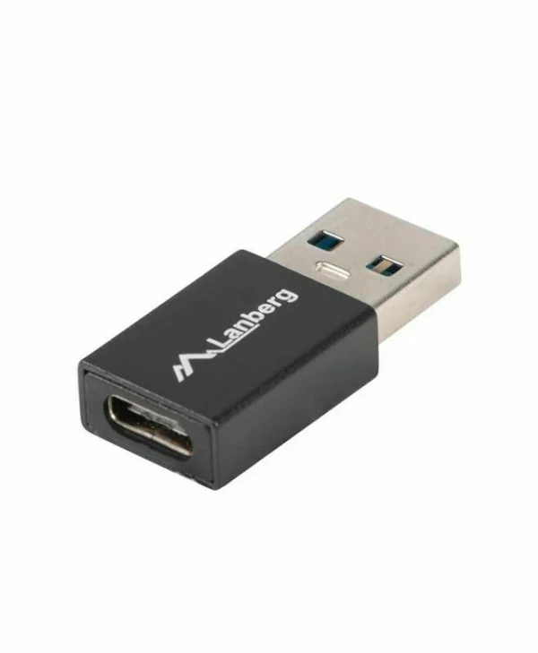 Lanberg Μετατροπέας USB-A male σε USB-C female 1τμχ AD-UC-UA-01 AD-UC-UA-01