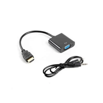 Lanberg Μετατροπέας HDMI male σε VGA female 1τμχ AD-0017-BK AD-0017-BK