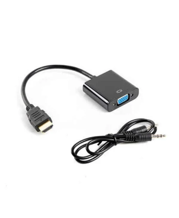 Lanberg Μετατροπέας HDMI male σε VGA female 1τμχ AD-0017-BK AD-0017-BK