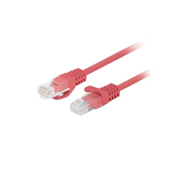 Lanberg U/UTP Cat.6 Καλώδιο Δικτύου Ethernet 0.25m Κόκκινο 10τμχ
