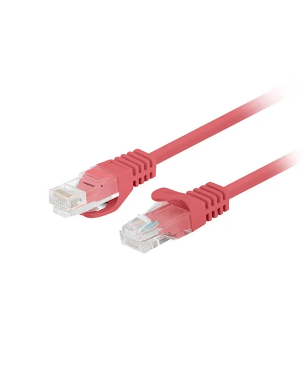 Lanberg U/UTP Cat.6 Καλώδιο Δικτύου Ethernet 0.25m Κόκκινο 10τμχ