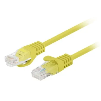 Lanberg U/UTP Cat.6 Καλώδιο Δικτύου Ethernet 3m Κίτρινο 10τμχ