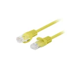 Lanberg U/UTP Cat.6 Καλώδιο Δικτύου Ethernet 1m Κίτρινο 1τμχ